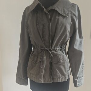 Caslon Military Green Utility Jacket